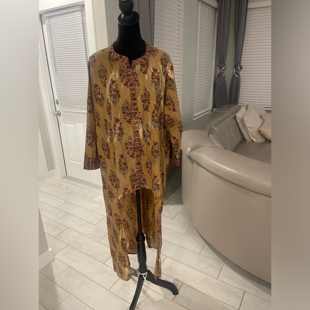 Jaded Gypsy High-Low boho kaftan caftan dress OS